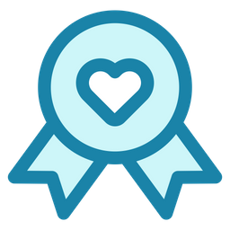 Heart Badge  Icon