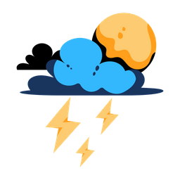 Cloud Lightning  Icon