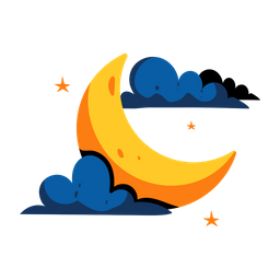 Cloudy Moon  Icon