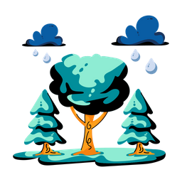 Forest Rainfall  Icon