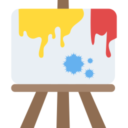 Canvas Artist Painting Icon