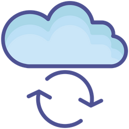 Sincronização em nuvem  Ícone