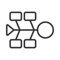 Fishbone diagram  Icon