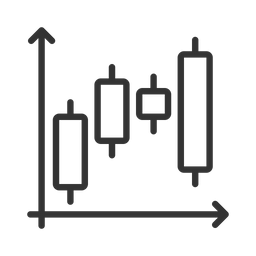 Candlestick chart  Icon