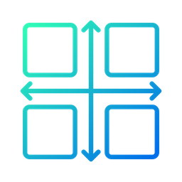 Gráfico de matriz  Ícone