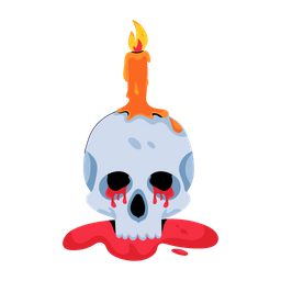 Candle Skull  Icon