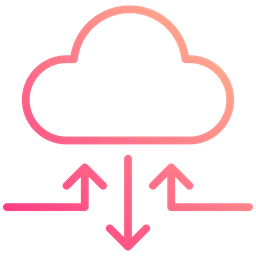 Tecnologia de nuvem  Ícone