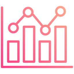 Gráfico de barras  Ícone
