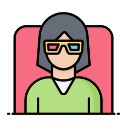 3 D Movie  Icon