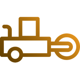 Road Roller Construction Vehicle Icon
