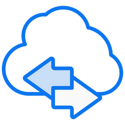 Cloud transfer  Icon