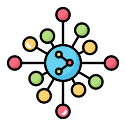 Biological Network  Icon