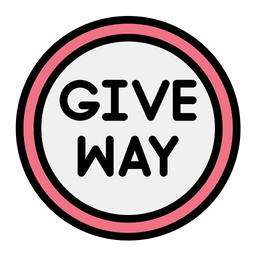 Give Way  Icon