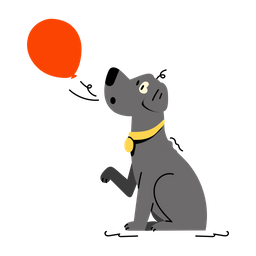 Dog Balloon  Icon