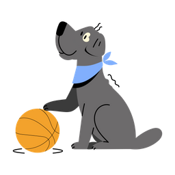 Baloncesto para perros  Icono