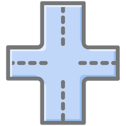 Four Side Road  Icon