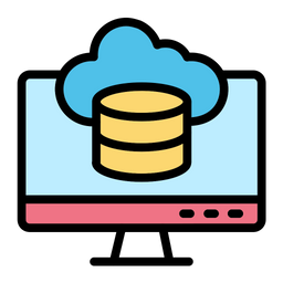 Cloud Database  Icon