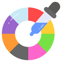 Paleta de cores  Ícone