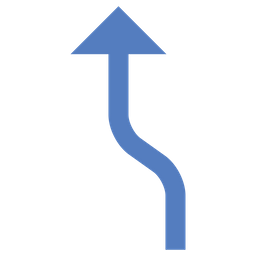 Seta curva  Ícone