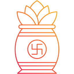 Kumbh Kalash Cultures Kalash Pot Icône