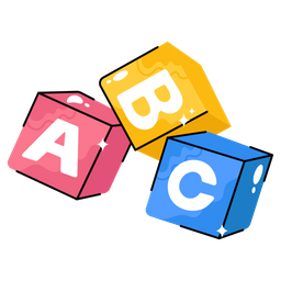 Alphabet blocks  Icon