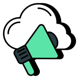 Cloud Announcement  Icon