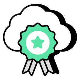 Cloud Badge  Icon