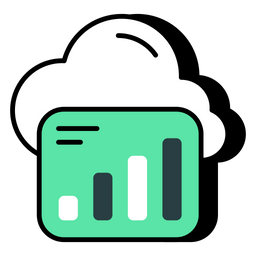 Cloud Analytics  Icon