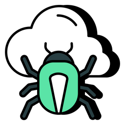 Cloud Bug  Icon