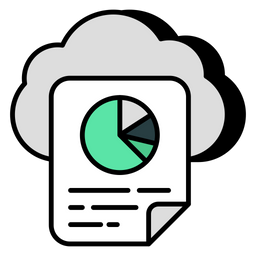 Cloud Analytics  Icon