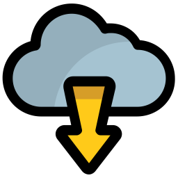 Download from cloud  Icon