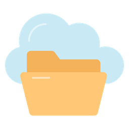 Cloud folder  Icon