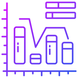 Gráfico de barras  Ícone