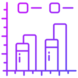 Gráfico de barras  Ícone