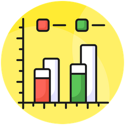 Gráfico de barras  Ícone