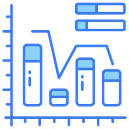 Gráfico de barras  Ícone