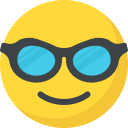 Cooler Smiley  Symbol