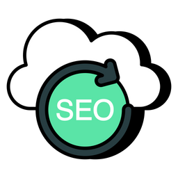 Cloud Seo  Icon