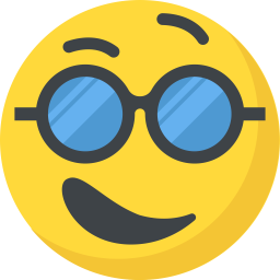 Cooler Smiley  Symbol