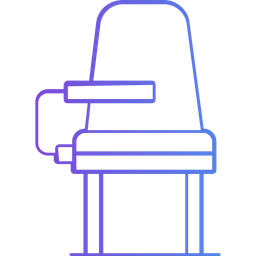 Cadeira de estudante em sala de aula  Ícone