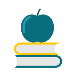 Apple and book  Icon