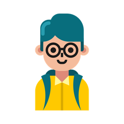 Boy student  Icon