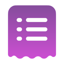 Bill List  Icon