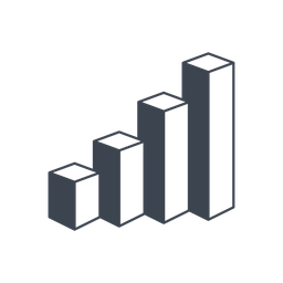 Gráfico de barras  Ícone