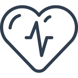 Heartbeat Line  Icon