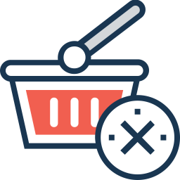 Cancel Shopping  Icon