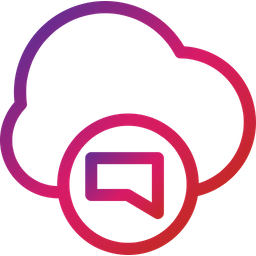 Cloud chat  Icon