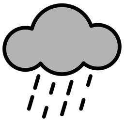 Rain Cloud  Icon