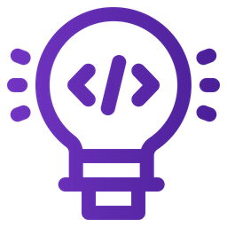 Idea Coding Lamp Icon