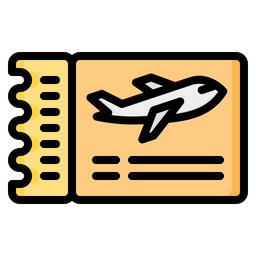 Airplane Ticket  Icon